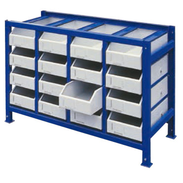 Workshop shelf on parts and...