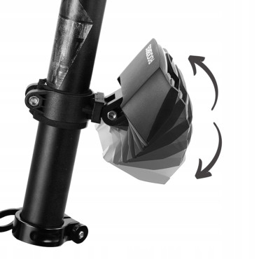 Zadná bicyklová lampa s laserovým diaľkovým ovládaním a funkciami rozcestníka USB