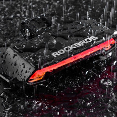 Hátsó kerékpár lámpa lézer távirányítóval és USB jelzőfunkciókkal