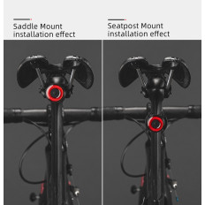 HINTERN Bicycle Lampe Red System Legierung Vier Betriebsmodi