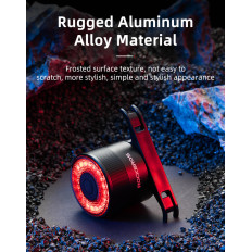 Rear Bicycle Lamp Red System Alloy Four Operating Modes