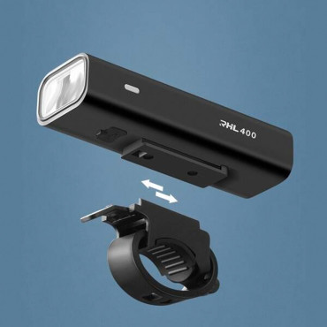 Sprednja svetilka za kolesa 400LM + Micro USB kabel 4 Načini delovanja