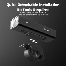 Kerékpár lámpa 800lm + USB-C kábel 4 Üzemmódok