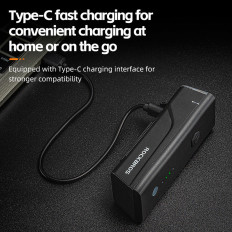 Luz de bicicleta 260lm + cable USB-C 4 Modos de operación