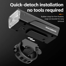 Cykellys 260lm + USB-C-kabel 4 Driftstilstande