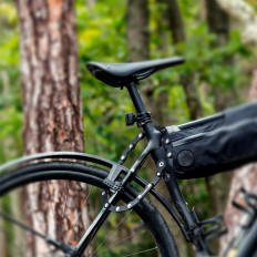 Bloqueio de fechamento de roda de fecho de bicicleta - preto