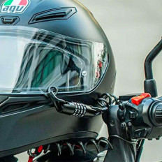 Fahrradverschlussschloss auf der Chiffrinenna 1.5m - schwarz