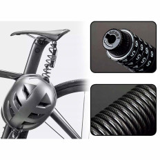 Bicycle clasp Castle on the cipher Lina 1.5m - black