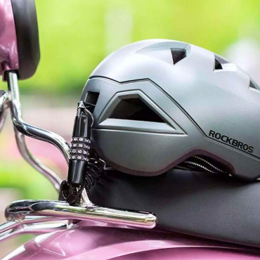 Hrad na bicykli na šifrovacej line 1.5m - čierna