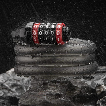 Fietsen Clasp Castle op het cipher 5 Cyfra touw 1.8m - Zwart