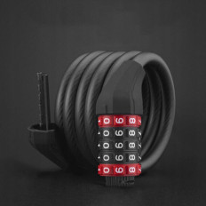 Fietsen Clasp Castle op het cipher 5 Cyfra touw 1.8m - Zwart