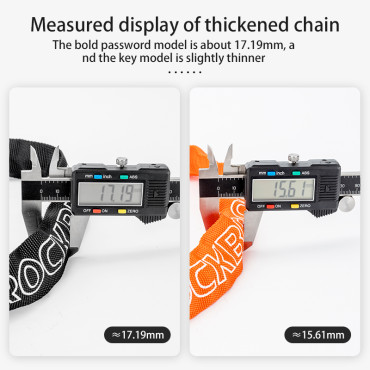 Biciklistička kopča dvije brave na šifru i ključu 0.95m - crno