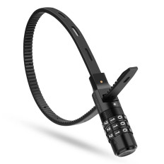 Fermoir à vélo sur le château de casque de vélo sur le chiffre 0.5m - noir