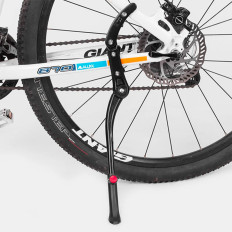 Teleskopisk cykelfotjustering Aluminium Aluminium - Svart