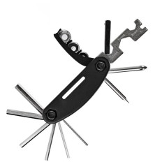 16W1 Multi-functional Multitool tool for Bicycle Repair - Black