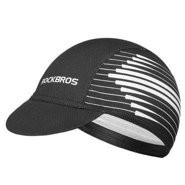 Tapa de ciclismo con circuito de cabeza pico 56-61 cm - Negro