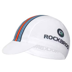 Cycling cap with a peaked head circuit 56-61 cm - white