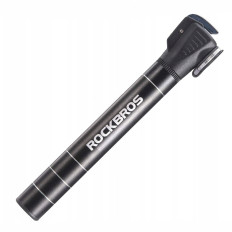 A small bicycle pump 7 aluminum bar length 17cm - black
