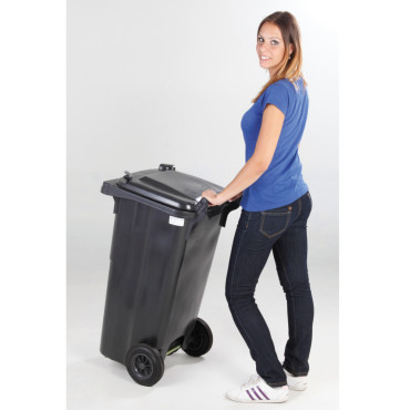 Konteinerių atliekos ir Athnestic sagtys Europlast Austria - mėlyna 120l