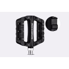 MTB bicycle pedals atnilic nylon and black steel