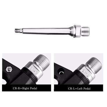 MTB PEDALES DE BICICLETAS ATNILICA NYLON Y ACERO NEGRO