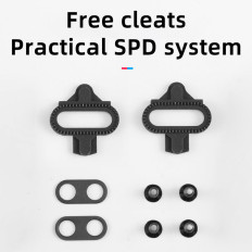 MTB Cykelpedaler med SPD Shimano Latches - Sort