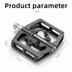 Pedali per biciclette MTB con latch SHIMANO SPD - Nero