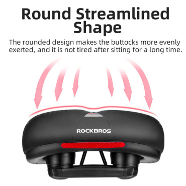 PU αφρού ποδηλάτου με αντανακλαστικό - μαύρο και μπλε