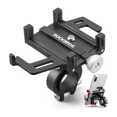Bicycle holder for the steering wheel for aluminum alloy - black