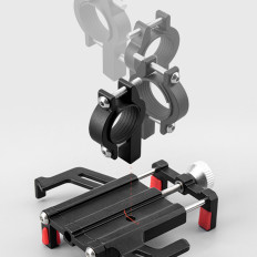 Porte-vélo pour le volant pour alliage d'aluminium - Noir