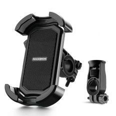 Telephone handle 4.7 to 6.8 inches for a steering wheel - black