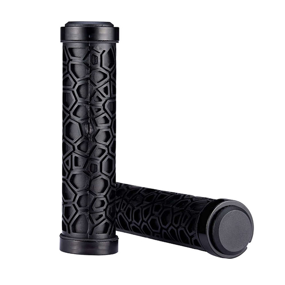 Apertos de bicicleta mantêm com reboque de borracha. 22mm preto