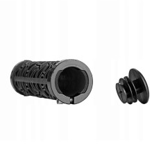 Cykelgrepp håller med gummilusen. 22mm svart