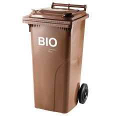 Bio Bio Containeravfall og grilles Atstals Europlast Austria - Brown 120L