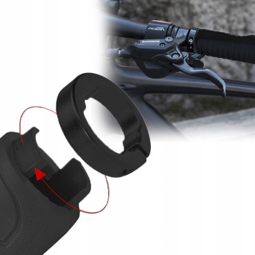 Gripy velosipēdu velosipēdu rokturi trešdien 22mm melns