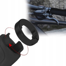 Gripy velosipēdu velosipēdu rokturi trešdien 22mm melns