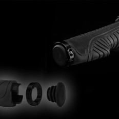 Gripy velosipēdu velosipēdu rokturi trešdien 22mm melns