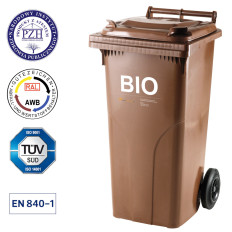 BIO BIO CONTAINER AVFALL OCH GRABELS ATSTALS Europlast Austria - Brown 120l