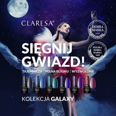 CLARESA Gel Polish Galaxy Red 5g