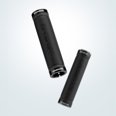 Bicycle grips GRIPY to the steering wheel of a comfortable leather - black