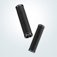 Jízdní kolo grips Gripy k volantu pohodlné kůže - černá