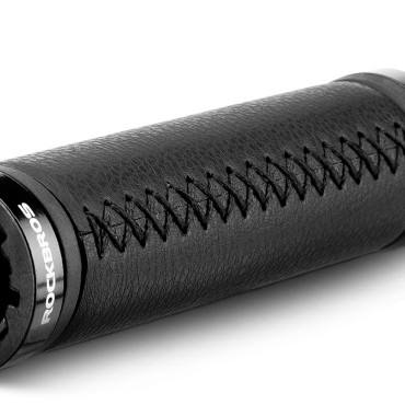 Bicycle grips GRIPY to the steering wheel of a comfortable leather - black