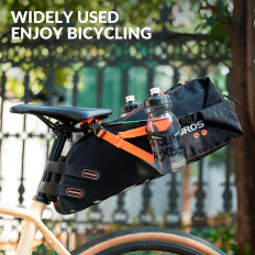 Multifunkčný držiak držiteľa bicyklov Stabilizátor Sower Bag - čierna