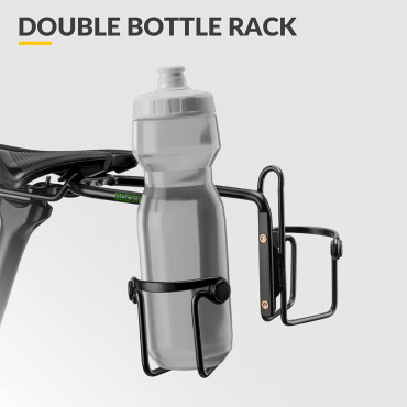 Multifunkčný držiak držiteľa bicyklov Stabilizátor Sower Bag - čierna