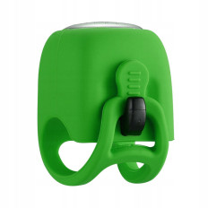 Sino eletrônico em alojamento de silicone - verde