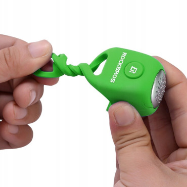 Sino eletrônico em alojamento de silicone - verde