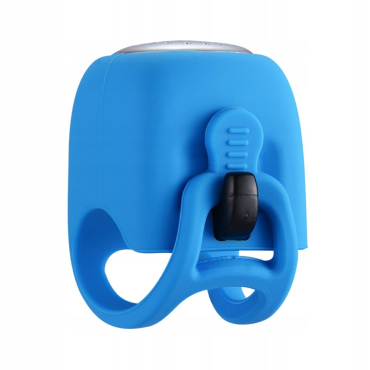 Sino eletrônico em alojamento de silicone - azul