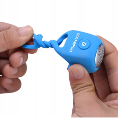 Campana elettronica in alloggiamento in silicone - blu