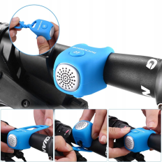 Sino eletrônico em alojamento de silicone - azul