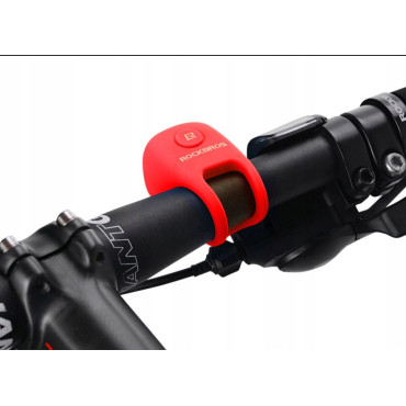 Sino eletrônico em embalagem de silicone - vermelho